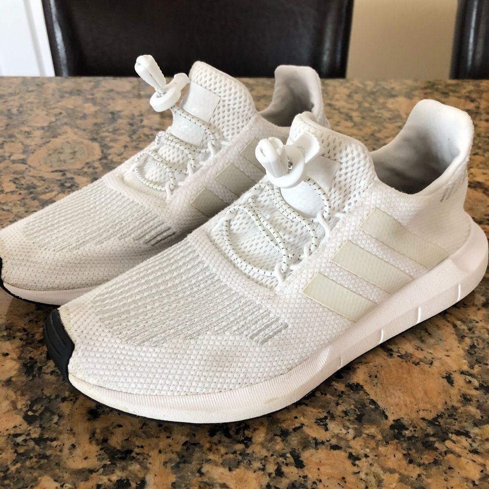 White adidas ortholite sneakers size 7